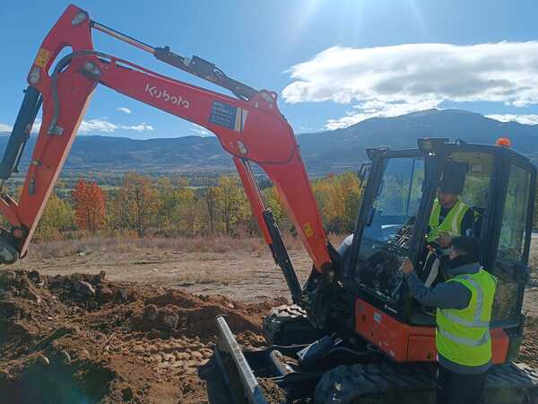 El curs d’Operador de Miniexcavadores a la Cerdanya, tot un èxit