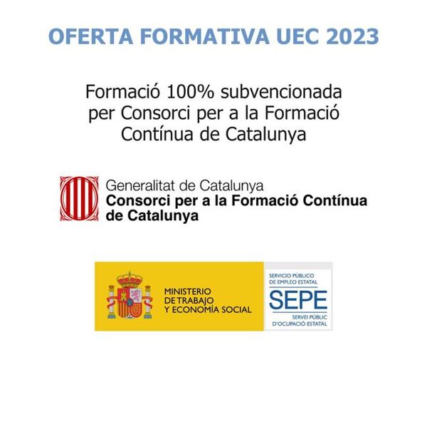 Oferta formativa de la UEC pel 2023