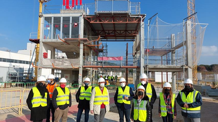 Visita del Secretari de Treball de la Generalitat a la FLCC