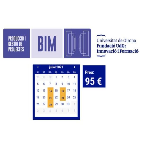 La Universitat de Girona organitza un curs d'estiu de BIM