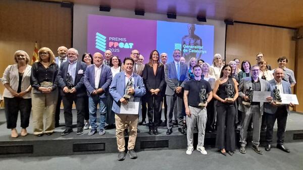 La Fundació Laboral de la Construcció Catalunya ha estat guardonada amb el Premi #FPCAT 2025