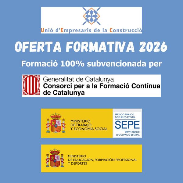 Oferta formativa de la UEC pel 2026