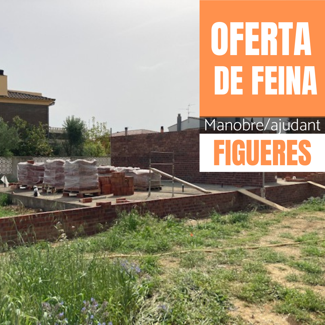 Oferta de feina manobre/ajudant