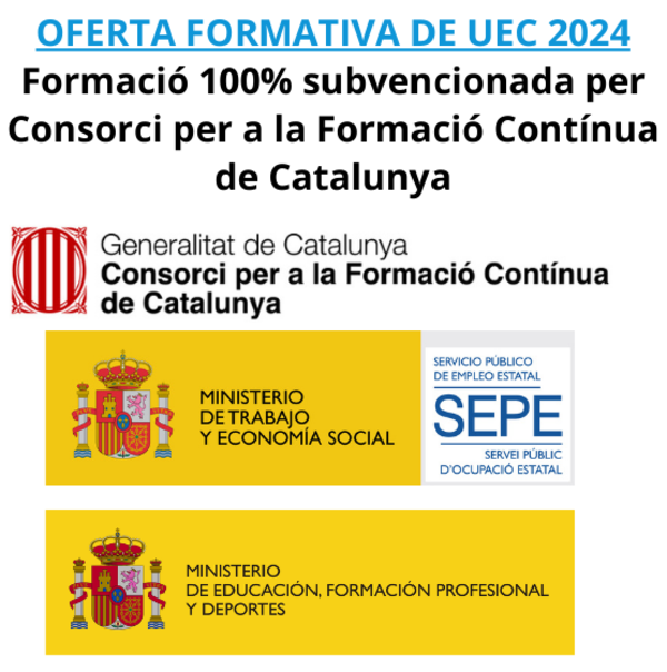 Oferta formativa de la UEC pel 2024