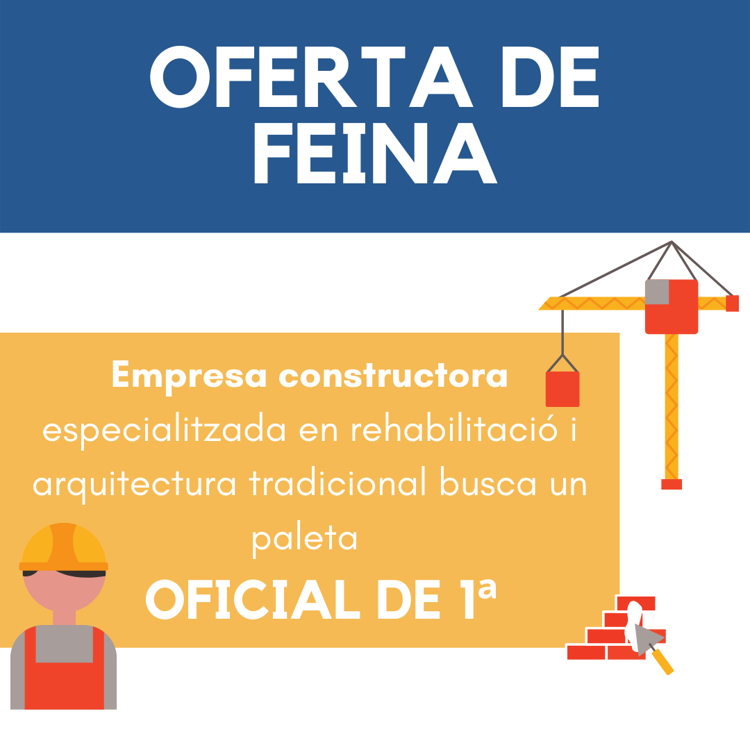 Oferta de feina d'Oficial de 1ª