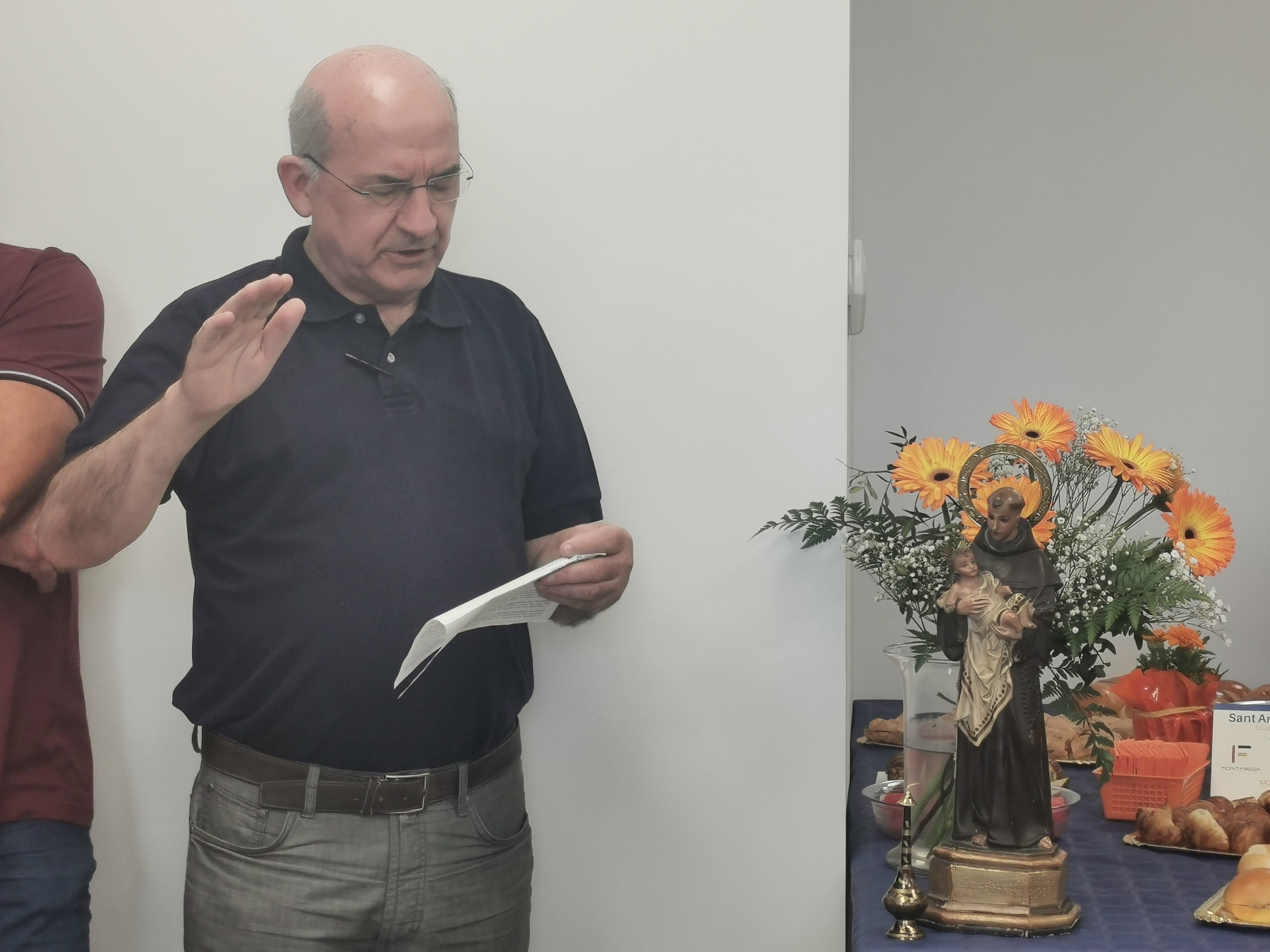 Celebrem St Antoni de Pàdua i la inauguració de la reforma de l'oficina d'Olot