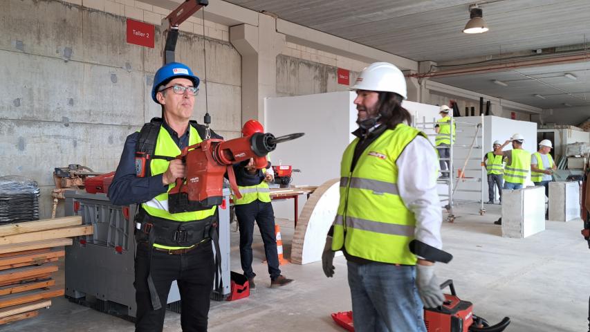 40 tècnics de BIMSA van realitzar una jornada sobre innovació en seguretat i salut en el sector de la construcció